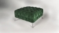 Mobile Preview: Modell " CHESTERFIELD ROYAL" HOCKER  (80 x 80 cm) IN STOFF SAMT PREMIUM