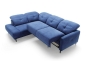 Preview: MODELL "SANDRA", ECKSOFA MIT BETT UND STAURAUM, IN STOFF ( ASTON – freie Farbwahl) !