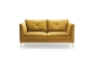 Preview: MODELL "FARINA", 2-SITZER SOFA IN TERRACOTTA STOFF ( ADORE, freie Farbwahl ) !