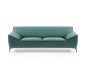 Preview: MODELL "AUSTIN", 2,5-SITZER SOFA IN PETROL STOFF ( BRRUSSELS, freie Farbwahl ) !
