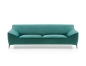 Preview: MODELL "AUSTIN", 3-SITZER SOFA IN PETROL STOFF ( BRRUSSELS, freie Farbwahl ) !