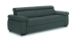 Preview: MODELL "ZOOM", 3-SITZER SOFA MIT BETTFUNKTION, IN ECHTLEDER ( NATURELLE , freie Farbwahl ) !