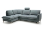 Preview: MODELL "NILS", ECKSOFA MIT BETTFUNKTION, IN STOFF ( PERSEMPRA – freie Farbwahl) !