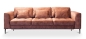 Preview: MODELL "LUZI", 3-SITZER SOFA MIT BETTFUNKTION, IN STOFF ( ADORE – freie Farbwahl ) !