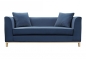 Preview: MODELL: "MARGO" 2-SITZER SOFA IN SAMTSTOFF PREMIUM