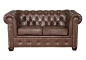 Preview: MODELL:  " CHESTERFIELD CLASSIC “  3 - SITZER SOFA IN  LEDER LOOK PREMIUM