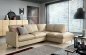 Preview: MODELL "NILS", ECKSOFA MIT BETTFUNKTION, IN STOFF ( PERSEMPRA – freie Farbwahl) !