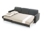 Preview: MODELL "BASIC", ECKSOFA MIT BETTFUNKTION IN ECHTLEDER ( NATURELLE, freie Farbwahl ) !