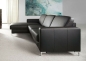 Preview: MODELL "BASIC", ECKSOFA MIT BETTFUNKTION IN ECHTLEDER ( NATURELLE, freie Farbwahl ) !