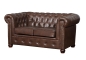 Preview: MODELL:  " CHESTERFIELD CLASSIC “  2 - SITZER SOFA IN  LEDER LOOK PREMIUM