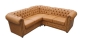 Preview: Modell " CHESTERFIELD 1 + 2 + 3 + (E) + 3 + 2 + 1 + BETT" MODULARES ECKSOFA MIT/OHNE BETTFUNKTION IN LEDER LOOK PREMIUM