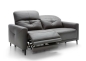 Preview: MODELL "SANDRA", 3-SITZER SOFA MIT RELAXFUNKTION (elektrisch), IN ECHTLEDER ( EVOLUTION)