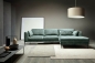 Preview: MODELL "LUZI", ECKSOFA MIT BETTFUNKTION, STAURAUM, IN STOFF ( ADORE – freie Farbwahl ) !