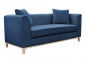 Preview: MODELL: "MARGO" 2-SITZER SOFA IN SAMTSTOFF PREMIUM