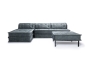 Preview: MODELL "FREAKY HOLLYWOOD", MODULARES ECKSOFA IN STOFF ( MONOLITH , freie Farbwahl ) !