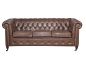 Preview: MODELL:  " CHESTERFIELD CLASSIC “  3 - SITZER SOFA IN  INDUSTRIAL STYLE LEDER LOOK PREMIUM *)