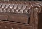 Preview: MODELL:  " CHESTERFIELD CLASSIC “  2 - SITZER SOFA IN  LEDER LOOK PREMIUM