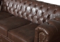 Preview: MODELL:  " CHESTERFIELD CLASSIC “  2 - SITZER SOFA IN  LEDER LOOK PREMIUM