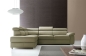 Preview: MODELL "ZOOM", ECKSOFA MIT BETTFUNKTION UND STAURAUM , IN ECHTLEDER ( NATURELLE , freie Farbwahl ) !