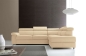 Preview: MODELL "ZOOM", ECKSOFA MIT BETTFUNKTION UND STAURAUM , IN ECHTLEDER ( NATURELLE , freie Farbwahl ) !