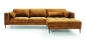 Preview: MODELL "LUZI", ECKSOFA MIT BETTFUNKTION, STAURAUM, IN STOFF ( ADORE – freie Farbwahl ) !