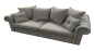 Preview: MODELL „NEW HAMPSHIRE“ 3 - SITZER SOFA IN STOFF "AMORE" PREMIUM