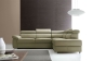 Preview: MODELL "ZOOM", ECKSOFA MIT BETTFUNKTION UND STAURAUM , IN ECHTLEDER ( NATURELLE , freie Farbwahl ) !