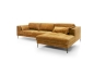 Preview: MODELL "LUZI", ECKSOFA MIT BETTFUNKTION, STAURAUM, IN STOFF ( ADORE – freie Farbwahl ) !