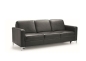 Preview: MODELL "BASIC", 3-SITZER SOFA IN ECHTLEDER ( NATURELLE, freie Farbwahl ) !