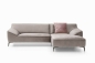 Preview: MODELL "AUSTIN", ECKSOFA IN PETROL STOFF ( BRRUSSELS, freie Farbwahl ) !