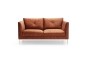 Preview: MODELL "FARINA", 2-SITZER SOFA IN TERRACOTTA STOFF ( ADORE, freie Farbwahl ) !