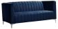 Preview: MODELL "AVEIRO" 2-SITZER SOFA IN SAMTSTOFF PREMIUM