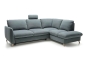 Preview: MODELL "NILS", ECKSOFA MIT BETTFUNKTION, IN STOFF ( PERSEMPRA – freie Farbwahl) !