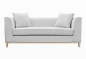 Preview: MODELL: "MARGO" 2-SITZER SOFA IN SAMTSTOFF PREMIUM