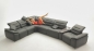 Preview: MODELL "IMPRESSIONE", ECKSOFA MIT RELAXFUNKTION, IN ECHTLEDER !