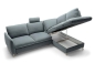 Preview: MODELL "NILS", ECKSOFA MIT BETTFUNKTION, IN STOFF ( PERSEMPRA – freie Farbwahl) !