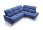 Preview: MODELL "SANDRA", ECKSOFA MIT BETT UND STAURAUM, IN STOFF ( ASTON – freie Farbwahl) !