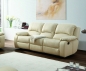 Preview: MODELL "OPERA", 3-SITZER SOFA MIT RELAXFUNKTION, IN ECHTLEDER ( NATURELLE & EVOLUTION , freie Farbwahl) !