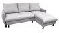 Preview: MODELL "NESTO", ECKSOFA MIT BETTFUNKTION, IN STOFF ( CAMELEON – freie Farbwahl ) !