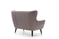 Preview: MODELL "HENRY", 2-SITZER SOFA IN STOFF ( MONOLITH , freie Farbwahl ) !