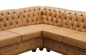 Preview: Modell " CHESTERFIELD 1 + 2 + 3 + (E) + 3 + 2 + 1 + BETT" MODULARES ECKSOFA MIT/OHNE BETTFUNKTION IN LEDER LOOK PREMIUM