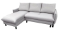 Preview: MODELL "NESTO", ECKSOFA MIT BETTFUNKTION, IN STOFF ( CAMELEON – freie Farbwahl ) !