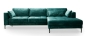 Preview: MODELL "LUZI", ECKSOFA MIT BETTFUNKTION, STAURAUM, IN STOFF ( ADORE – freie Farbwahl ) !