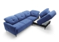 Preview: MODELL "SANDRA", ECKSOFA MIT BETT UND STAURAUM, IN STOFF ( ASTON – freie Farbwahl) !