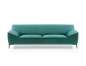 Preview: MODELL "AUSTIN", 3-SITZER SOFA IN PETROL STOFF ( BRRUSSELS, freie Farbwahl ) !