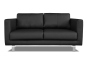 Preview: MODELL „BOSTON“ 2 - SITZER SOFA IN LEDER LOOK PREMIUM