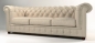 Preview: MODELL:  " CHESTERFIELD MOCCA " 3-SITZER SOFA IN STOFF "AMORE" PREMIUM