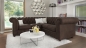 Preview: MODELL:  " CHESTERFIELD MOCCA " MODULARES ECKSOFA: 2 + 3 + (E) + 3 + 2  IN STOFF "AMORE" PREMIUM