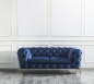 Mobile Preview: Modell "CHESTERFIELD ROYAL LONG LEGS" 2-SITZER SOFA IN STOFF SAMT PREMIUM