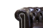 Mobile Preview: MODELL:  " CHESTERFIELD “  2 - SITZER SOFA IN  LEDER LOOK  PREMIUM
